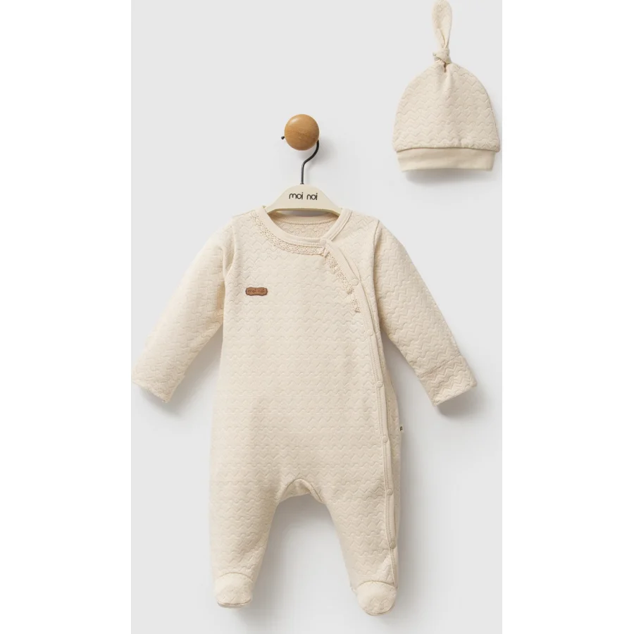 Moi Noi Şapkalı Tulum, Bej