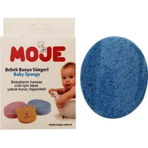 Moje Selülozik Bebek Banyo Süngeri, Mavi