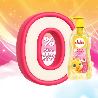 Dalin Kolay Tarama Bebek Şampuanı, 700 ml