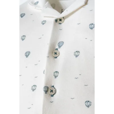 U.S. Polo Gömlek Pijama Takımı, Beyaz