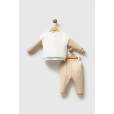 U.S. Polo Assn 2 li Takım USB2548 Beyaz-Bej