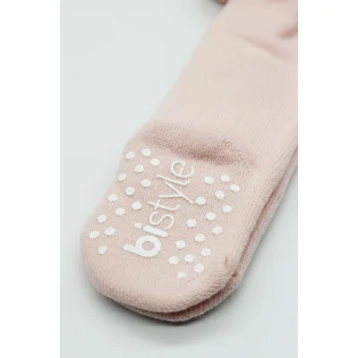 Bistyle Kaymaz Basic Külotlu Çorap, Pembe