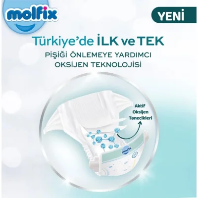 Molfix Premium Bebek Bezi Ultra Fırsat Paketi, 5 Beden, 66 Adet
