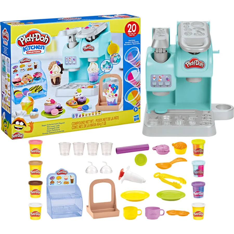 Play Doh Süper Colorful Cafe Playset