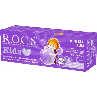 R.O.C.S. Kids Diş Macunu, 35 ml, Sakız
