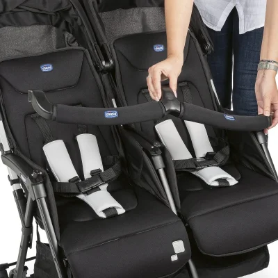 Chicco Ohlala Twin İkiz Bebek Arabası, Black Night