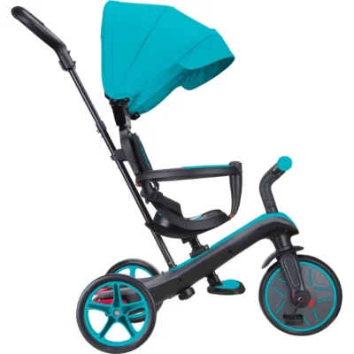 Globber Explorer 4in1 Trike Bisiklet, Mavi