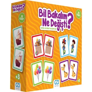 Games Bil Bakalım Ne Değişti? Hafıza ve Dikkat Gelişim Kartı, 55 Kart
