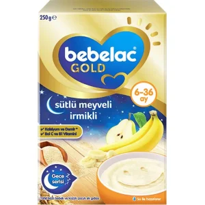 Bebelac Gold Sütlü Meyveli İrmikli Kaşık Maması 250 Gr