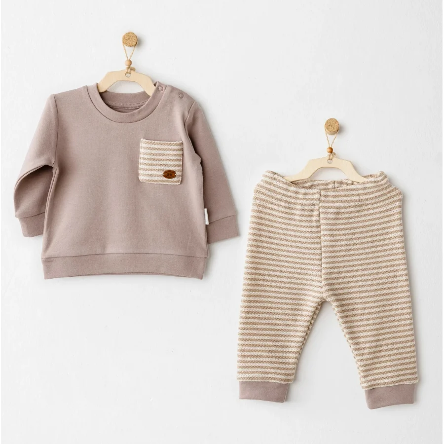 Andywawa AC26160 Tinny S Sheeps 2'li Takım Beige