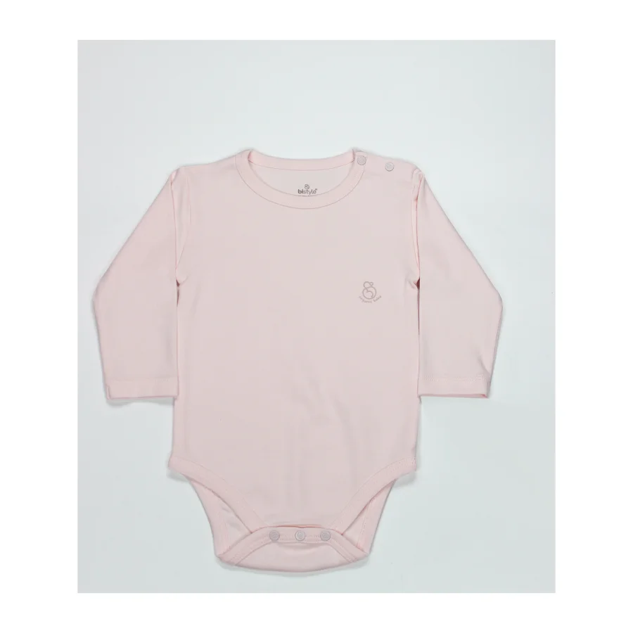 Bistyle Natural Basic Style Uzun Kol Badi, Pembe