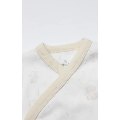 Bistyle 3lü Zıbın Takım My Favorite Zoo 13133 Ekru