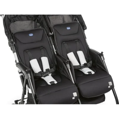 Chicco Ohlala Twin İkiz Bebek Arabası, Black Night