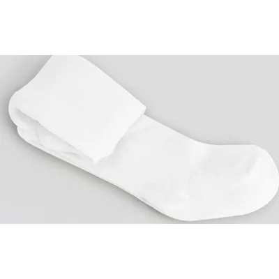 Bistyle Düz Külotlu Çorap, Tekli, Beyaz