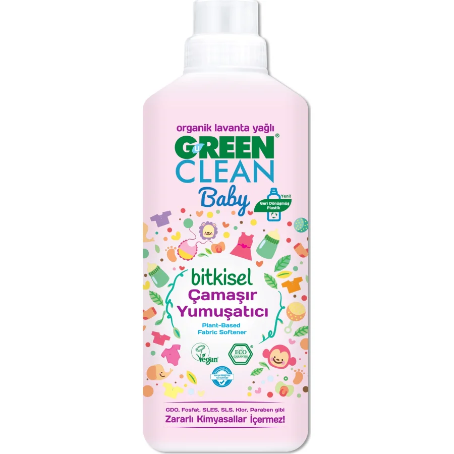 Green Clean Baby Bitkisel Çamaşır Yumuşatıcı, 1000 ml