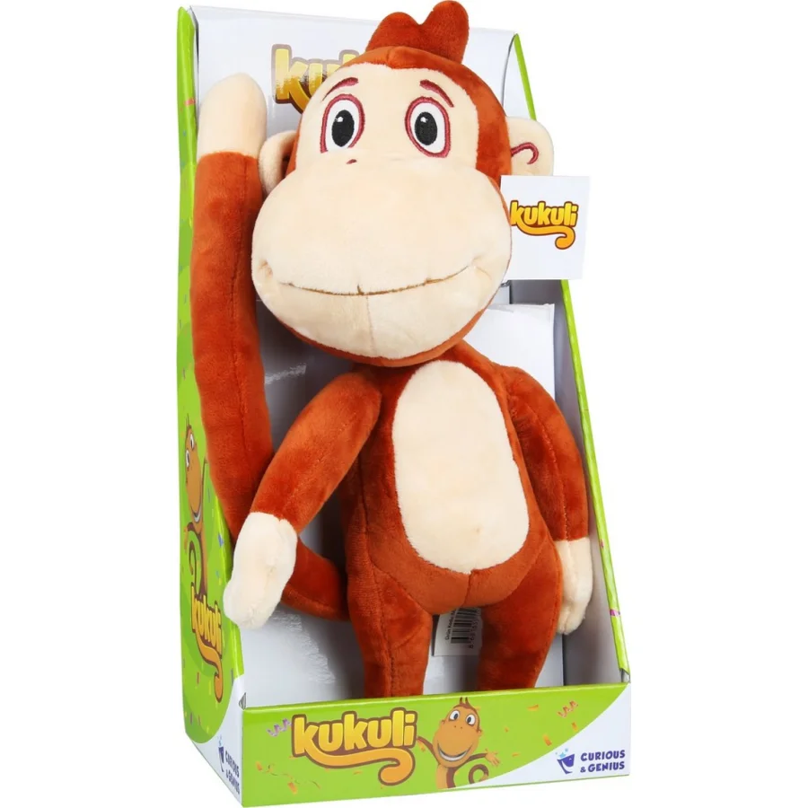 Kukuli Müzikli Peluş Oyuncak Maymun 55072
