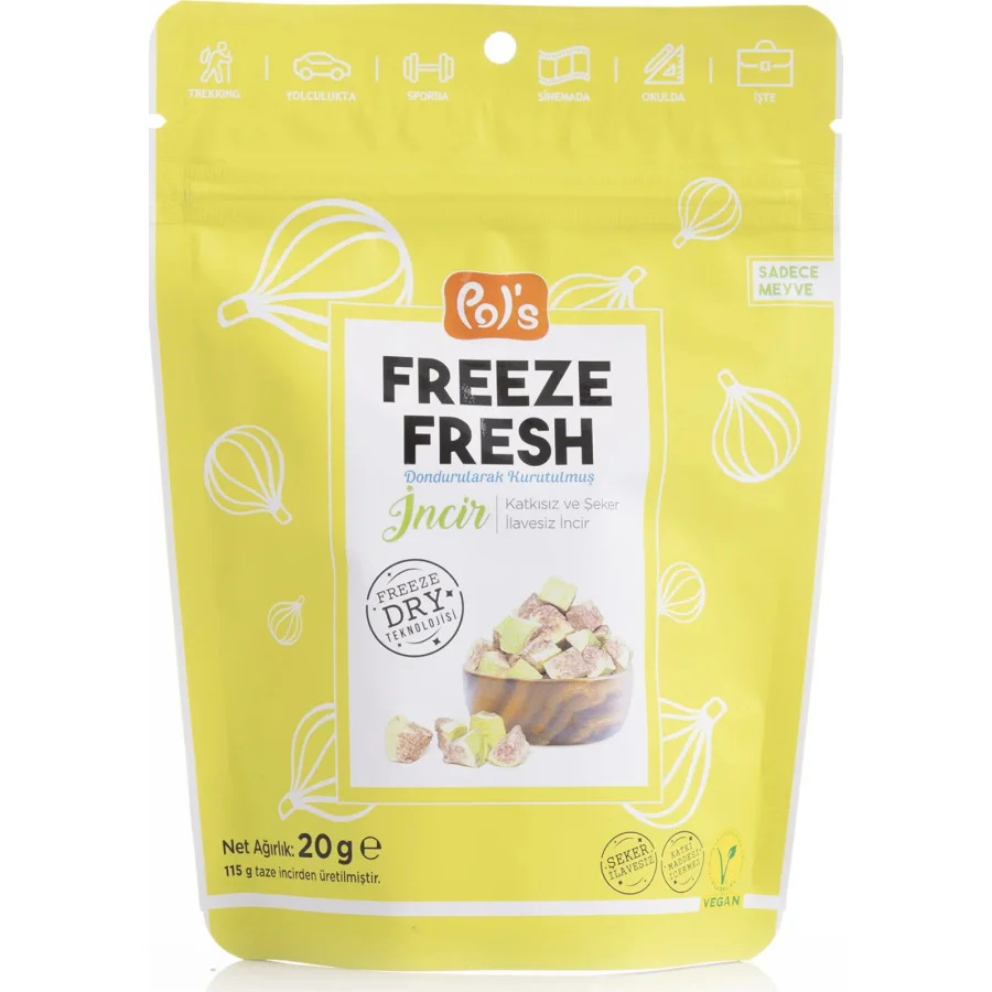 Pol’s Freeze Fresh, İncir, 20 g