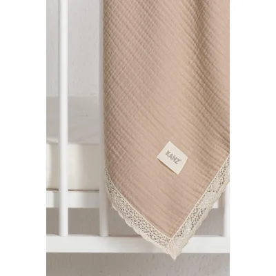 Kanz 4 Kat Kopanaki Müslin Pike Knz-017 Bej