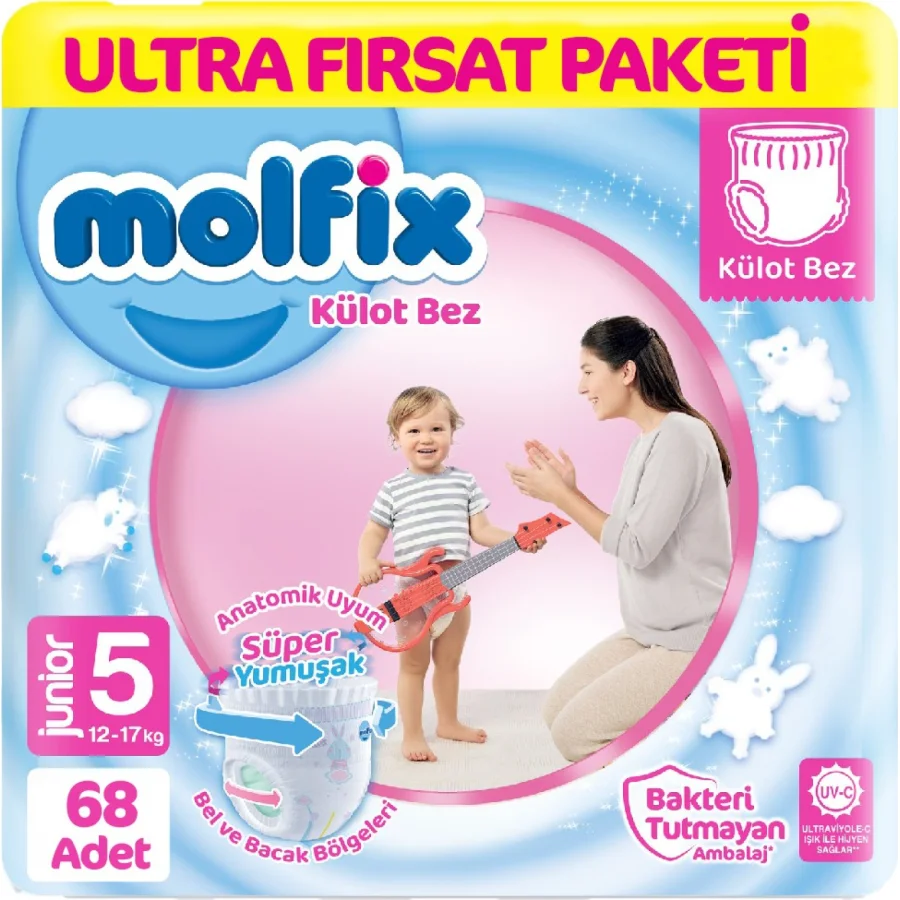 Molfix Külot Bez, 5 Beden, 68 Adet