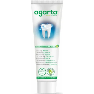 Agarta Doğal Diş Macunu 100 ml Bitki Özlü