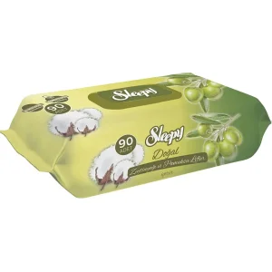 Sleepy Doğal Zeytinyağlı Islak Havlu Mendil, 90 Yaprak