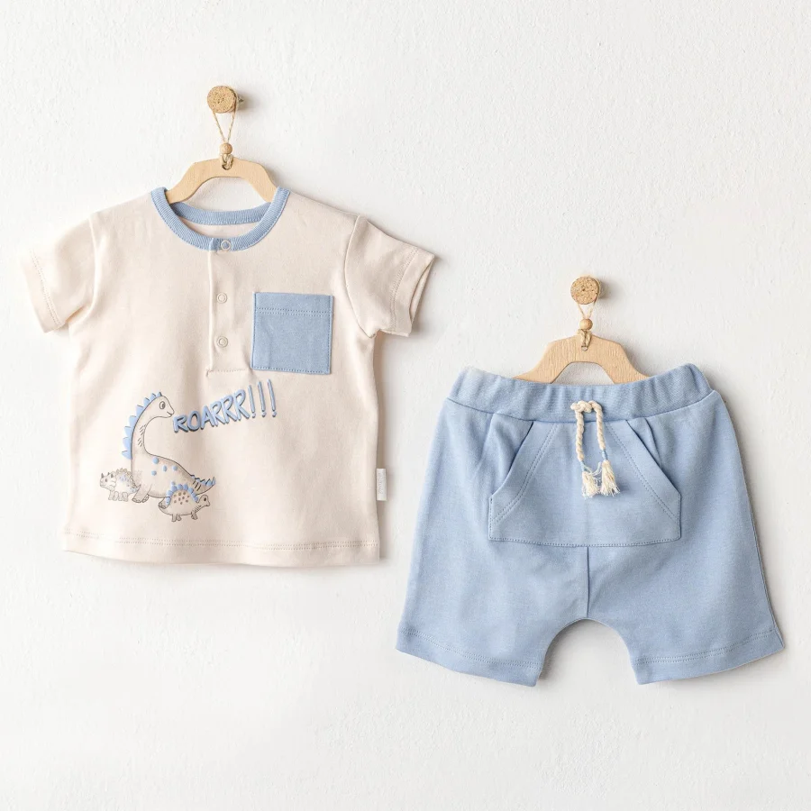 Andywawa Dino Bebek Takım, 2'li, Mavi