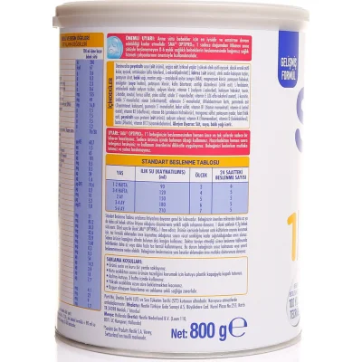SMA Optipro 1 Probiyotik Bebek Sütü, 800 g