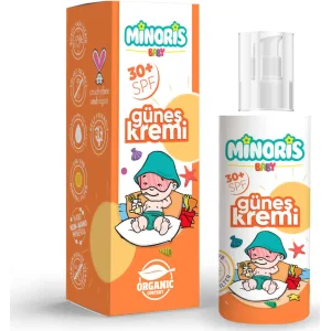 Minoris Baby Organik Güneş Koruyucu Sprey Krem, SPF 30, 150 ml