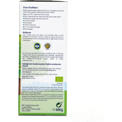 Hipp 2 Organik Combiotic Bebek Sütü, 600 g