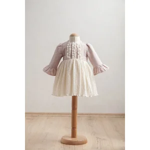 Tongs Baby Bebek Elbise 3922 Pudra