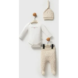 Moi Noi Kokina Şapka Body Pantolon, Bej