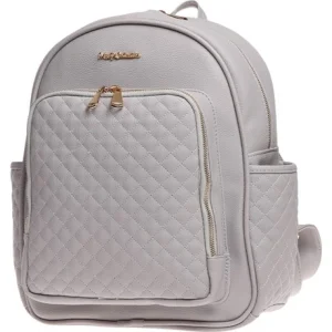 M&Y Dust Deri Anne Bebek Bakım Sırt Çantası, Gri