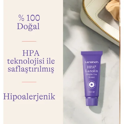 Lansinoh HPA Lanolin Göğüs Ucu Kremi, 10 g