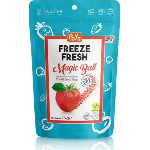 Pol’s Freeze Fresh Magic Ball, Çilekli, Elma Topu, 16 g