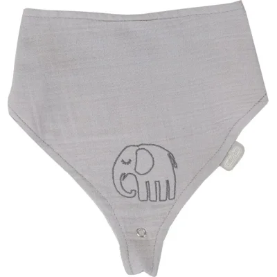 BabyJem Emzik Askılı Müslin Önlük, Gri