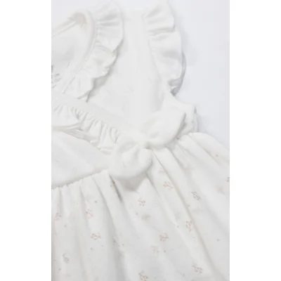 Bistyle Elbise Yarım Kol Morning Sun Ekru