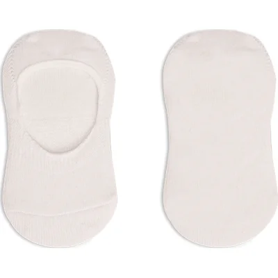 Bistyle 2'Li Penye Babet Silikonlu Basic Çorap 30104 Ekru Ekru