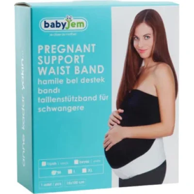 BabyJem Hamile ve Bel Destek Bandı, Beyaz