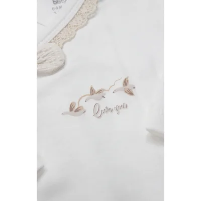 Bistyle 5li Hastane Çıkışı Love You Smile 12115 Ekru