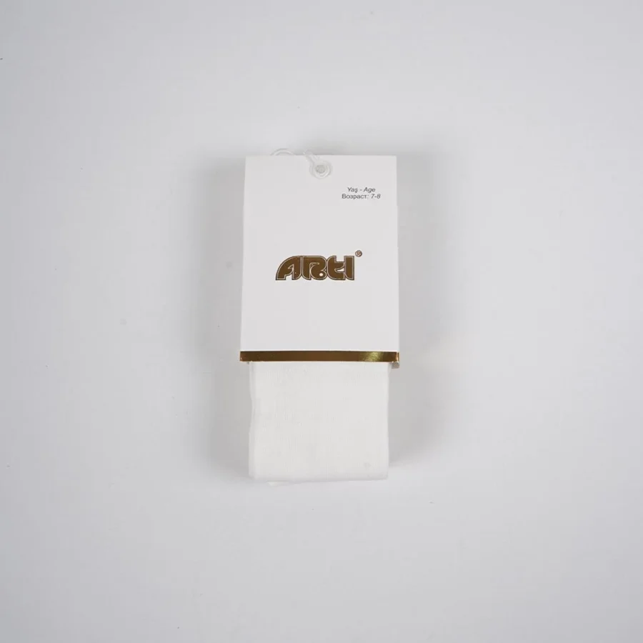 Artı Alona Düz Külotlu Çorap, Krem