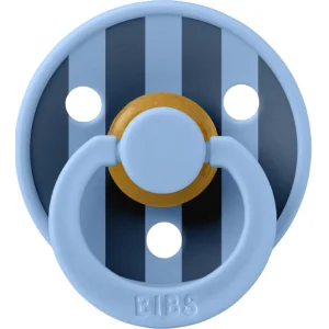 Bibs Studio Colour Block Kauçuk Emzik, 0-6 Ay, Sky Blue
