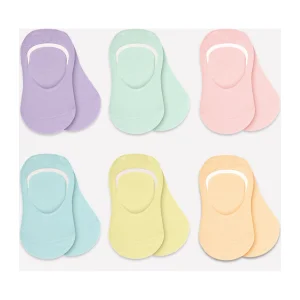 Bistyle Mix Babet Çorap, 6'lı, Lila