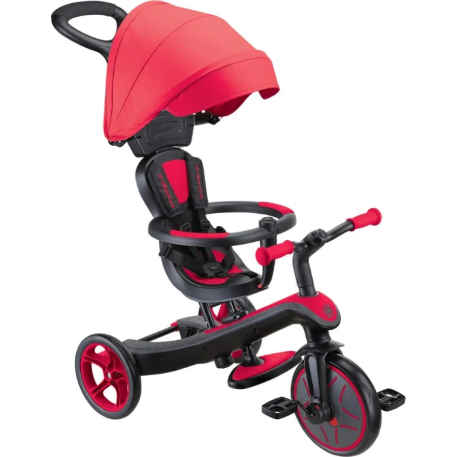 Globber Explorer 4in1 Trike Bisiklet Kırmızı