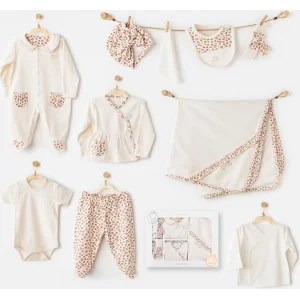 Andywawa Little Leopard Hastane Çıkışı, 10 Parça, Ekru