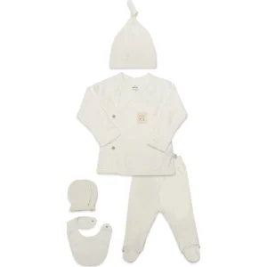 Bistyle Modal Flying Balloons Hastane Çıkışı, 5'li, Ekru