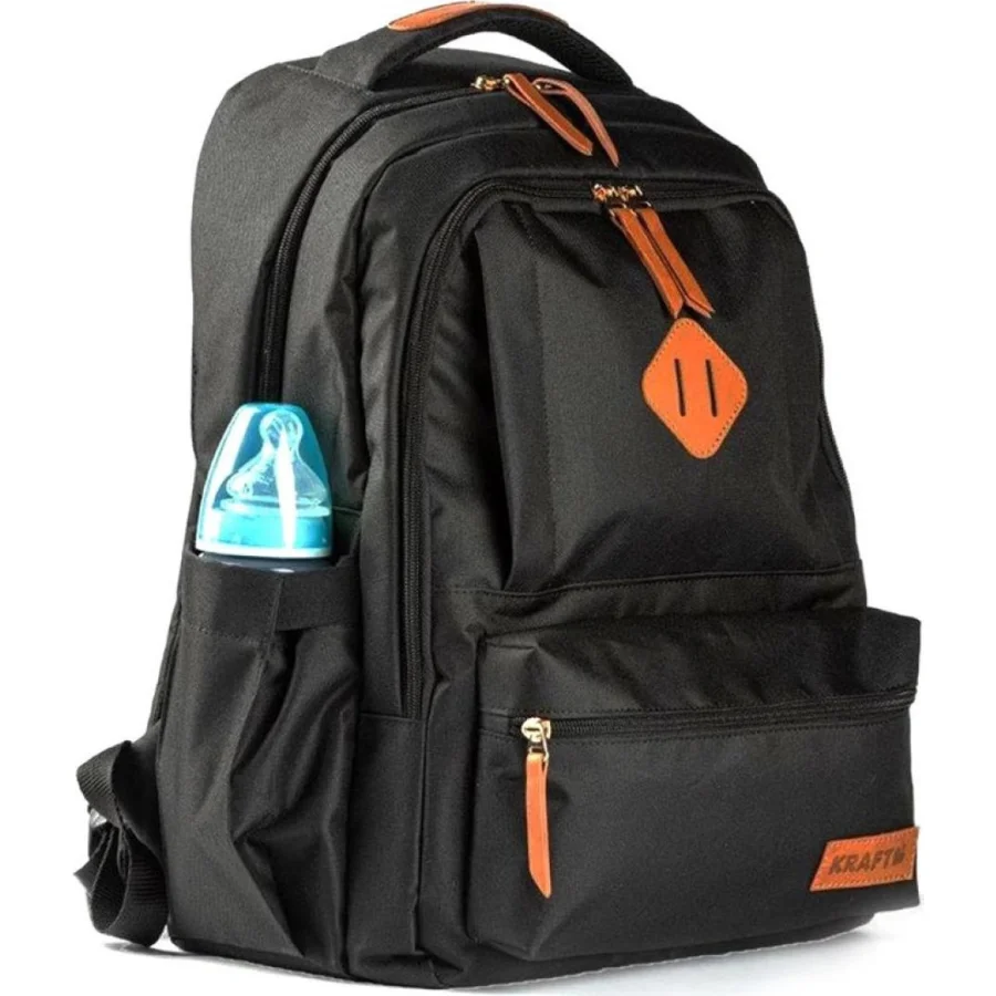 Kraft Mars Anne Bebek Bakım Sırt Çantası, Siyah