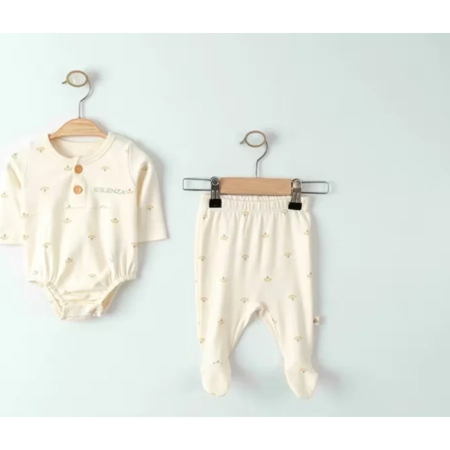 Eslenza Baby Zıbın Takım, Bej