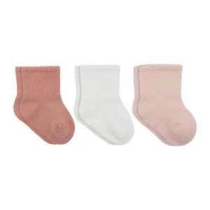 Bistyle Cherry Girl Penye Soket Çorap, 3'lü, Pudra