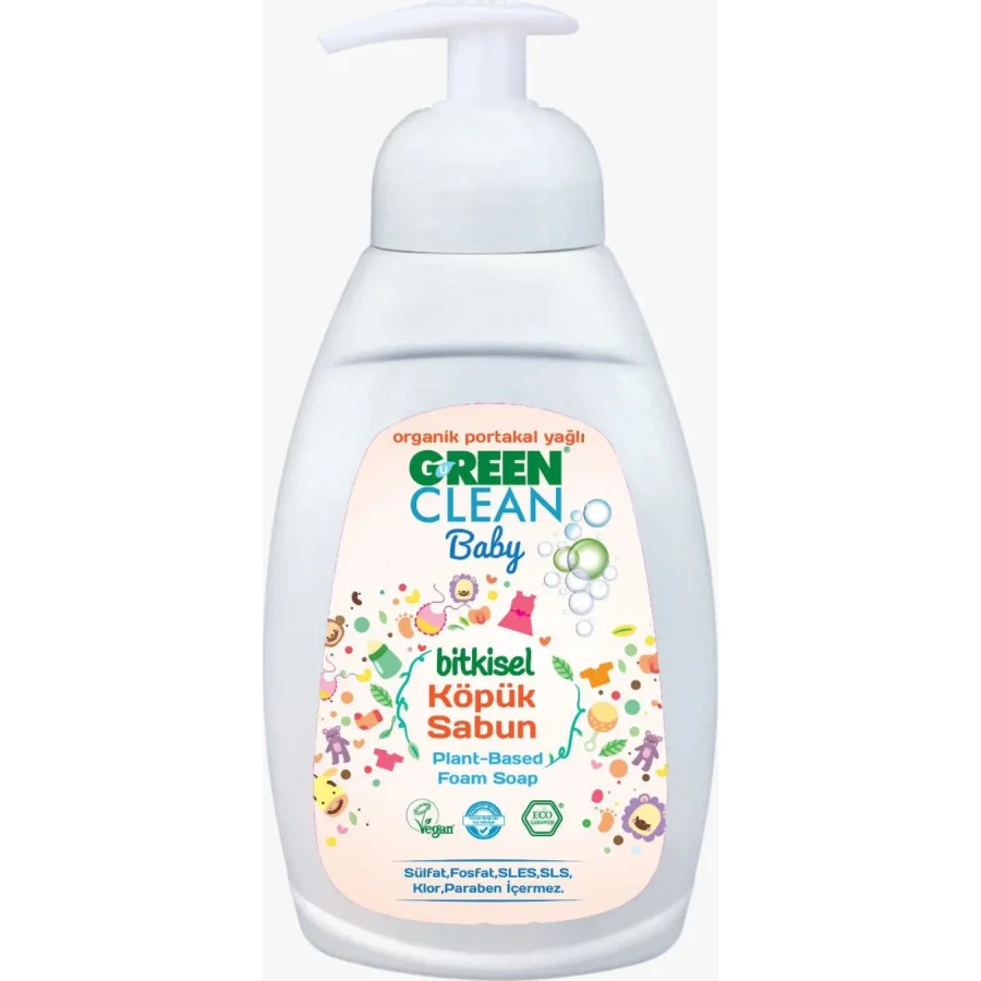 Green Clean Baby Köpük Sabun, 450 ml