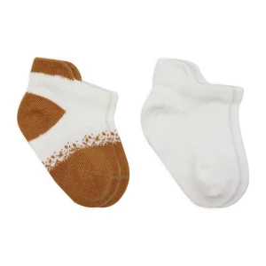 Bistyle Penye Sneakers Çorap, 2'li, Ekru, Hardal